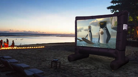 14' Inflatable Projector Screen | $135 | Amazon